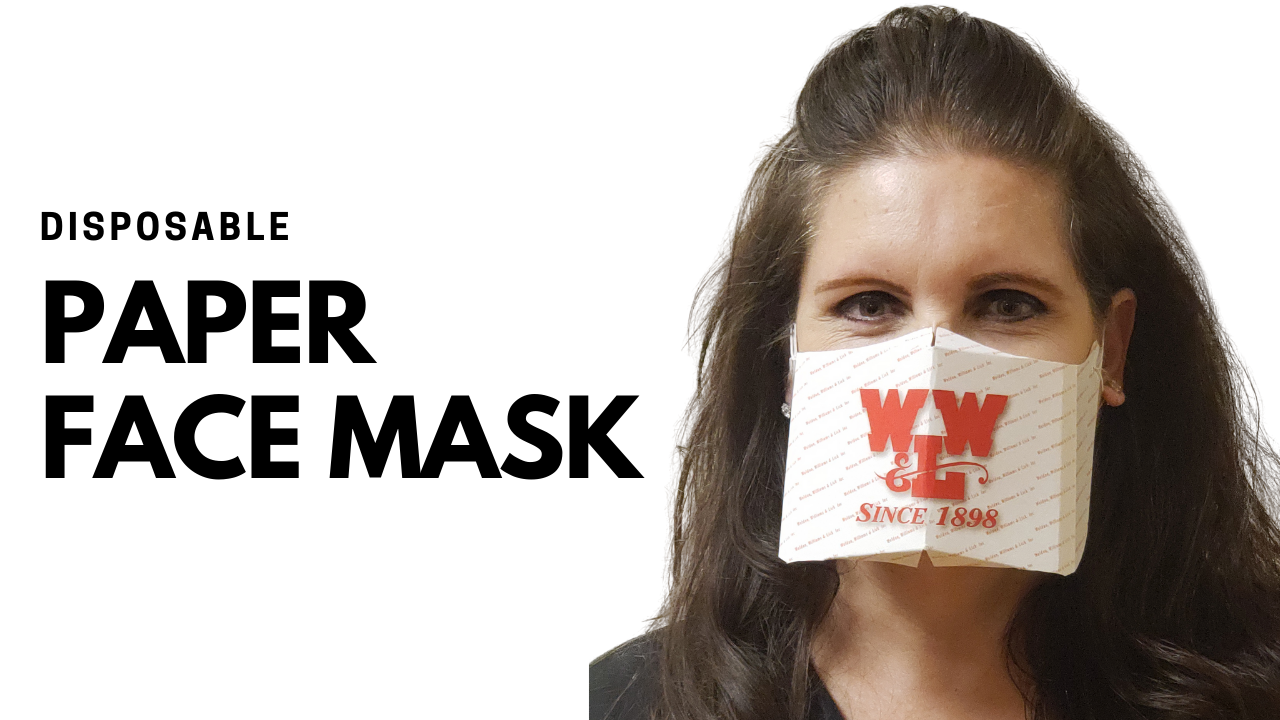 Custom Disposable Paper Face Masks